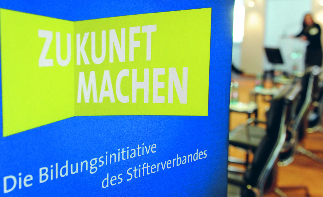 Logo Zukunft machen - Bildungsinitiative des Stifterverbandes (Foto: Steffen Weigelt)