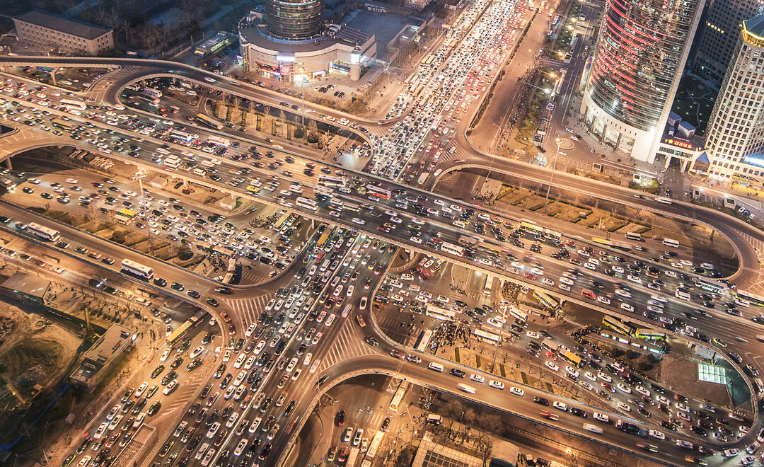 Verstopfte Straßen in Peking (Foto: iStock/Wenjie Dong)