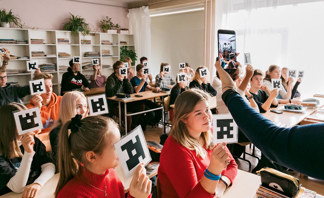 Digitales Klassenzimmer (Foto: Johan Huimerind)