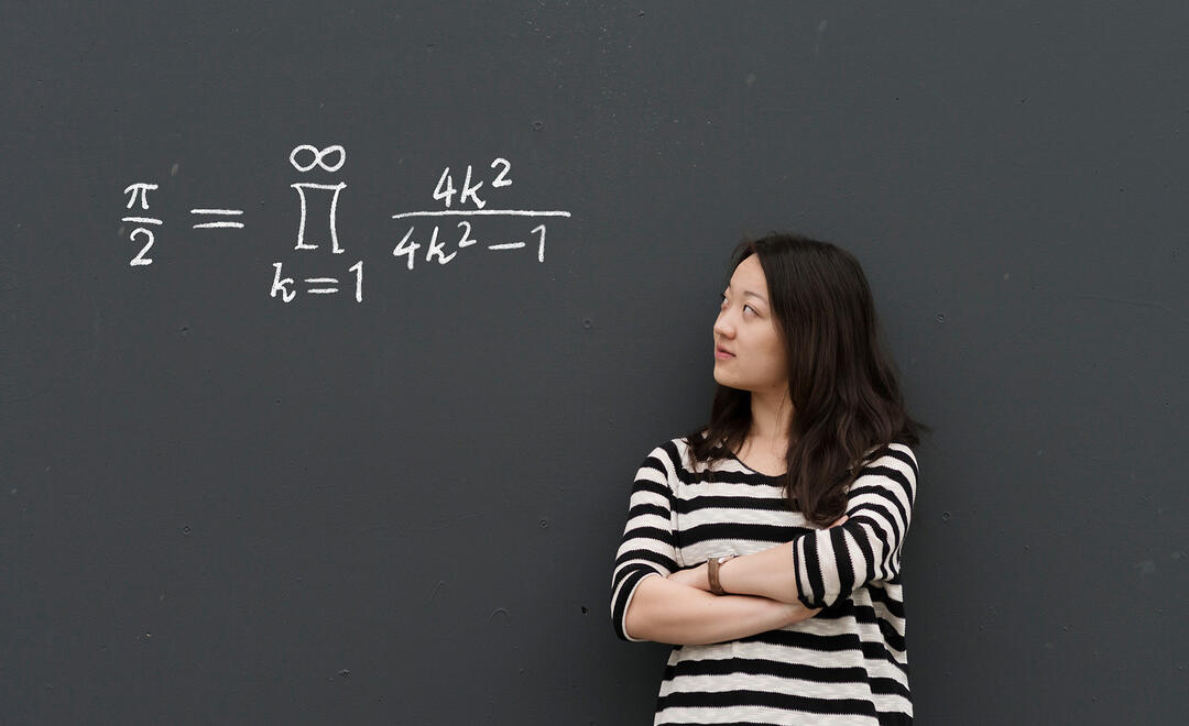 Lisa Li, siebenmalige Bundessiegerin des Bundeswettbewerbs Mathematik (Foto: Bussenius/Reinicke)