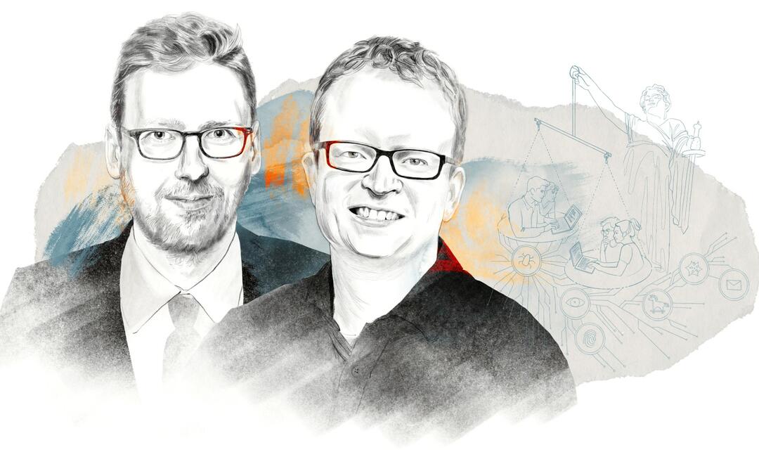 Matthias Uhl und Michael Schermann (Illustration: Irene Sackmann)