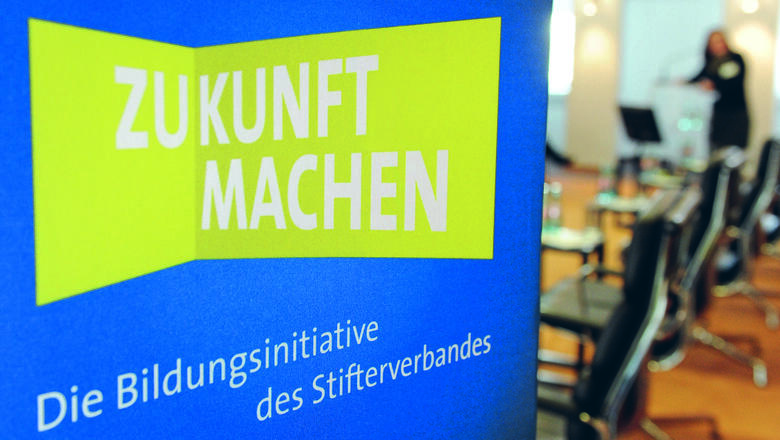 Logo Zukunft machen - Bildungsinitiative des Stifterverbandes (Foto: Steffen Weigelt)