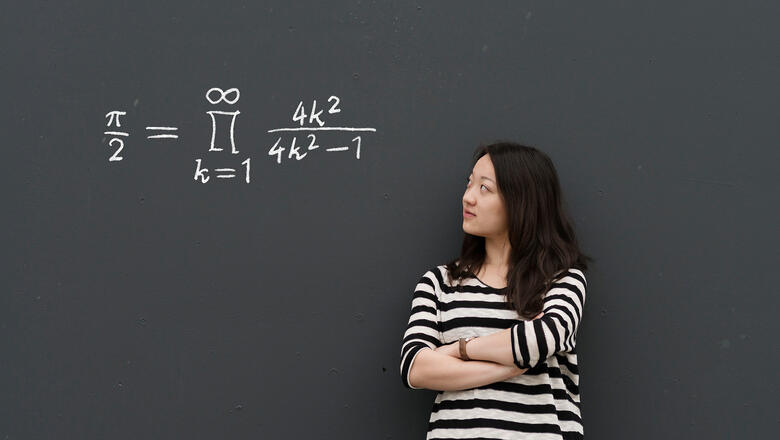 Lisa Li, siebenmalige Bundessiegerin des Bundeswettbewerbs Mathematik (Foto: Bussenius/Reinicke)