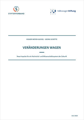 Veränderungen wagen (Cover der Publikation)