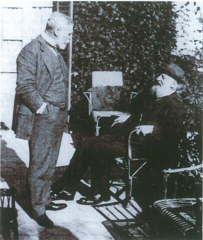 Franz Adickes und Wilhelm Merton 1909 (Foto: gemeinfrei via [Wikimedia Commons](https://commons.wikimedia.org/wiki/File:Franz_Adickes_und_Wilhelm_Merton_(1909).jpg))